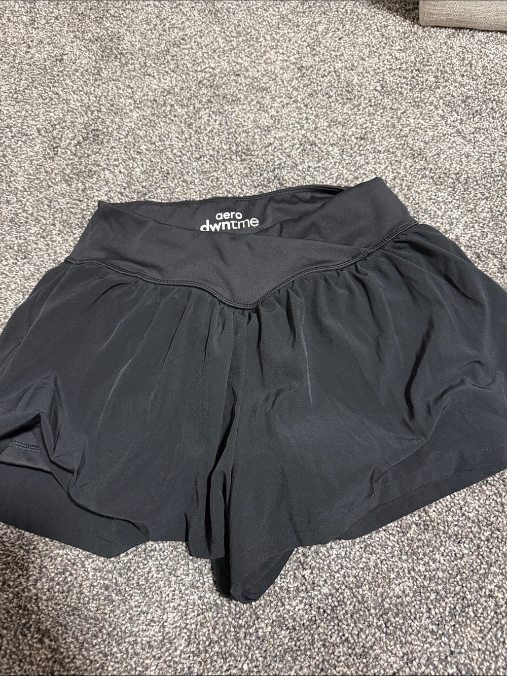 Aeropostale black Aero DwnTime women's athletic shorts
